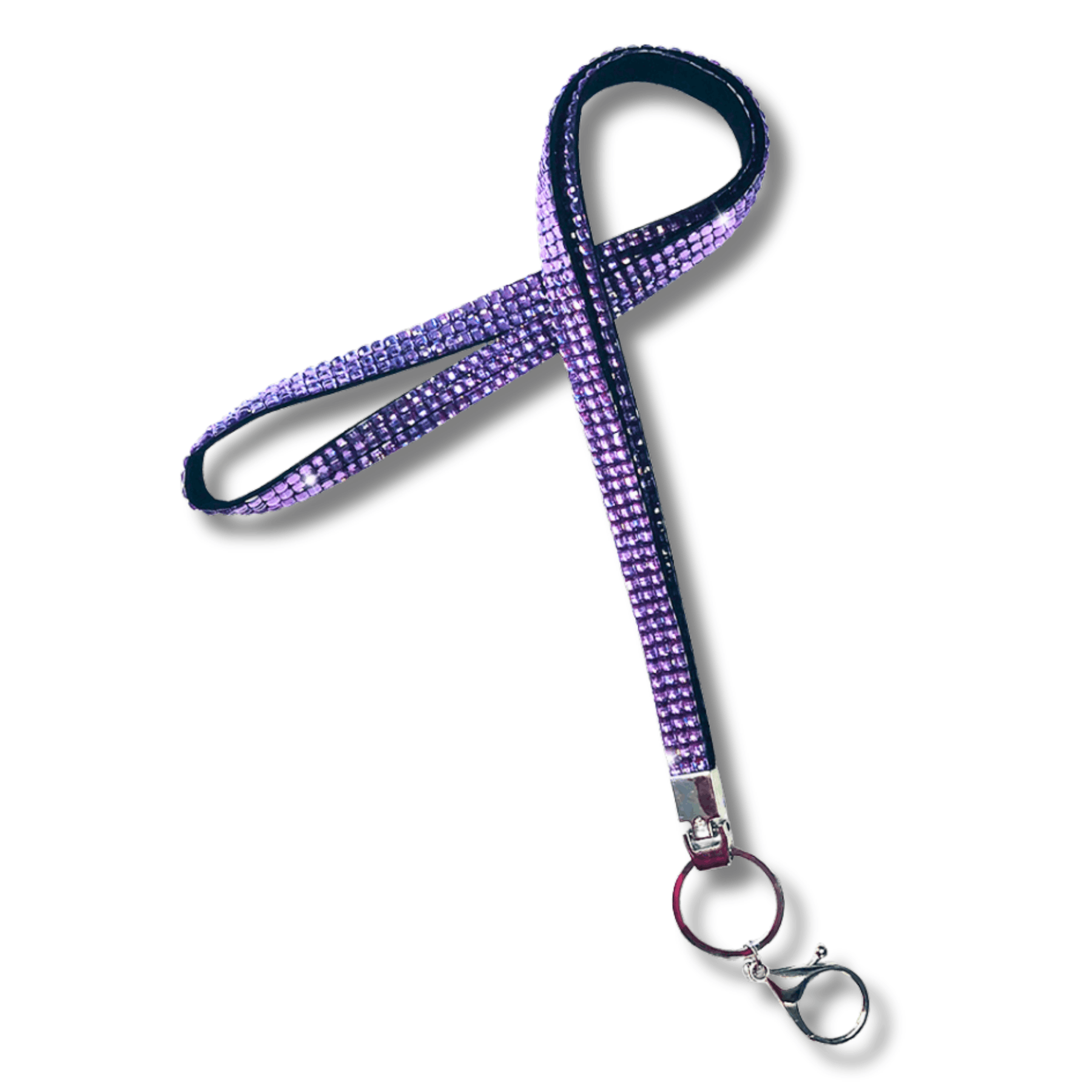 3-Row Deluxe Rhinestone Lanyard