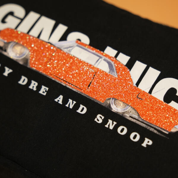 Custom Crossbody bag with Rhinestone or Glitter Logo- Item BB400 - Image 3
