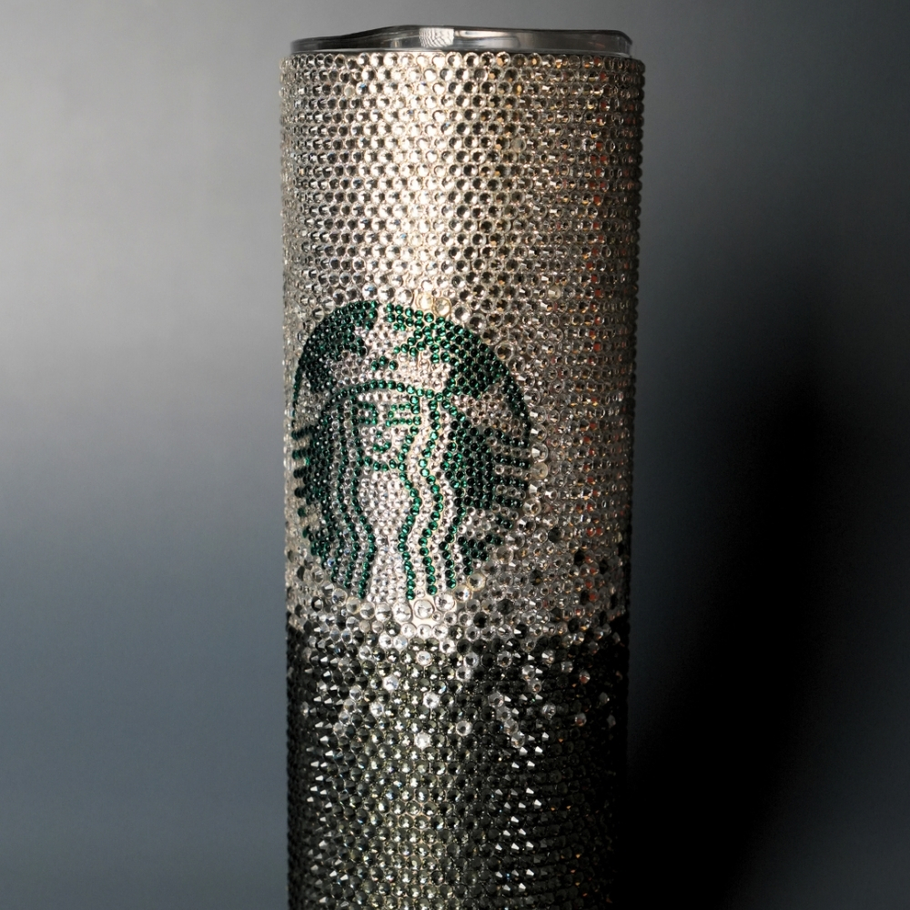 20 Ounce Stainless Steel Rhinestone Skinny Tumbler