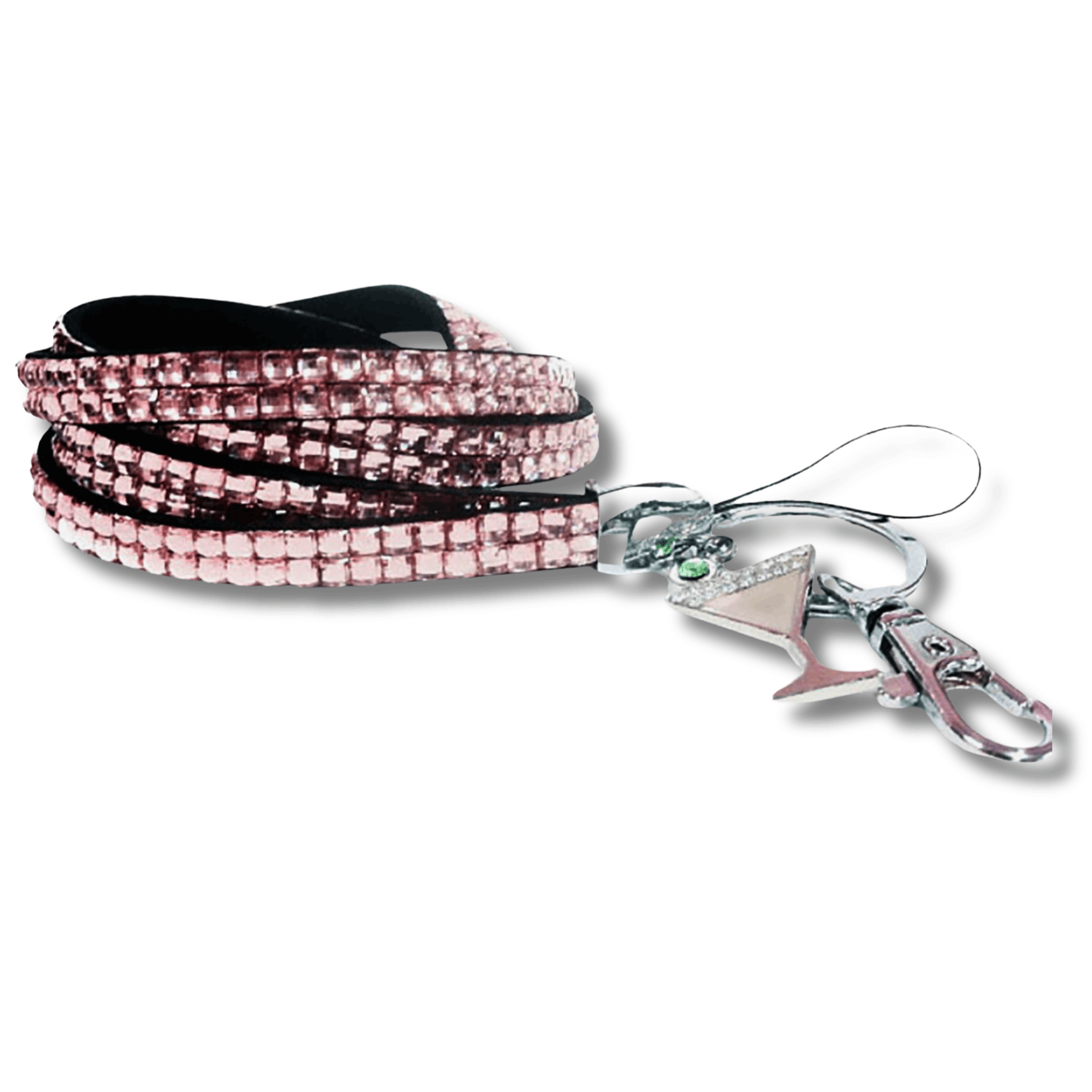 2-Row Rhinestone Lanyard