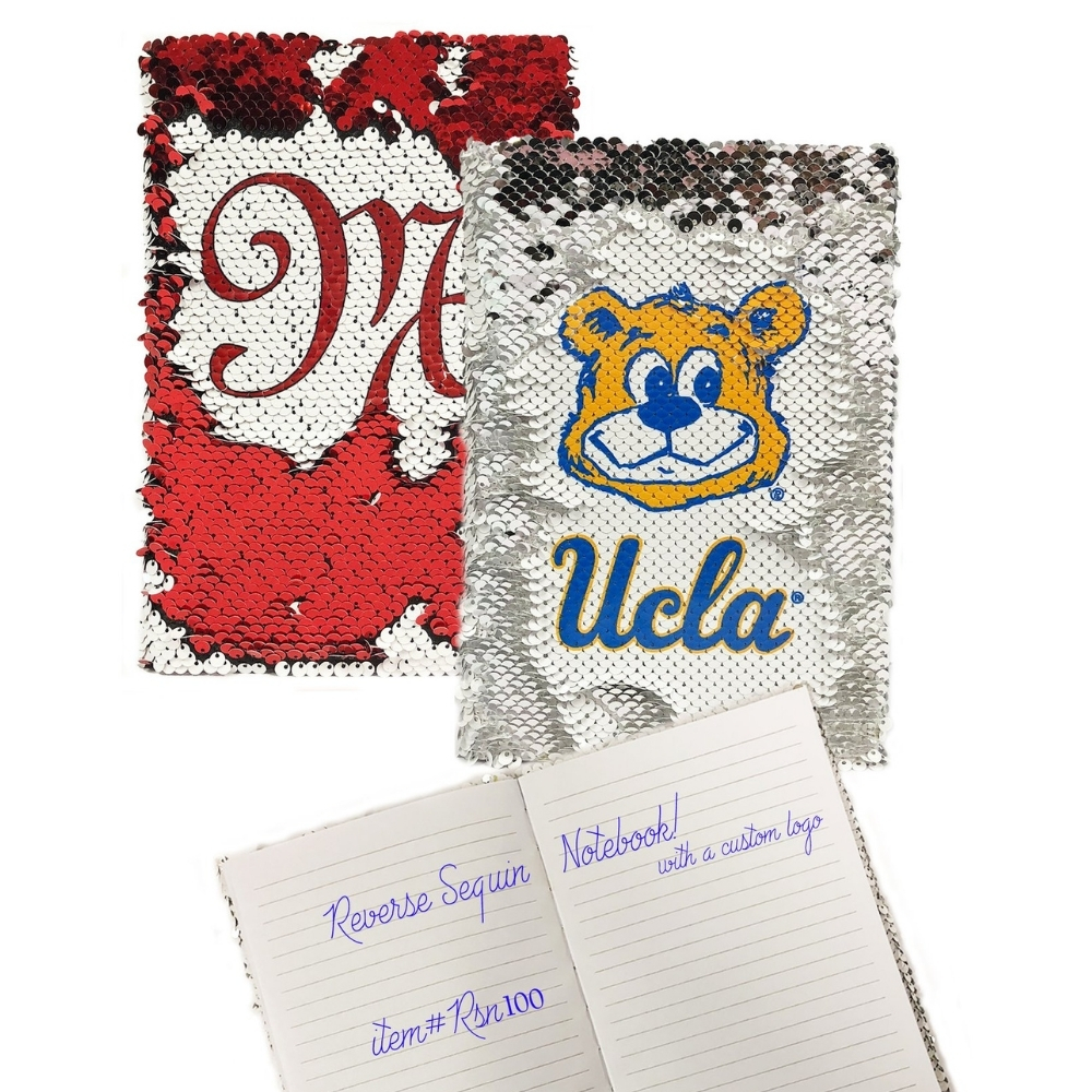 Reverse Sequin Notebook