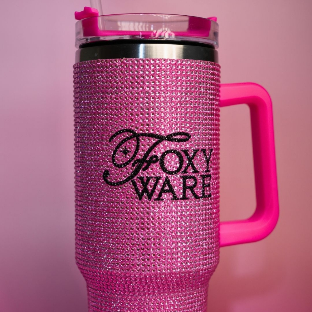 40 Ounce Stanley Style Rhinestone Tumbler