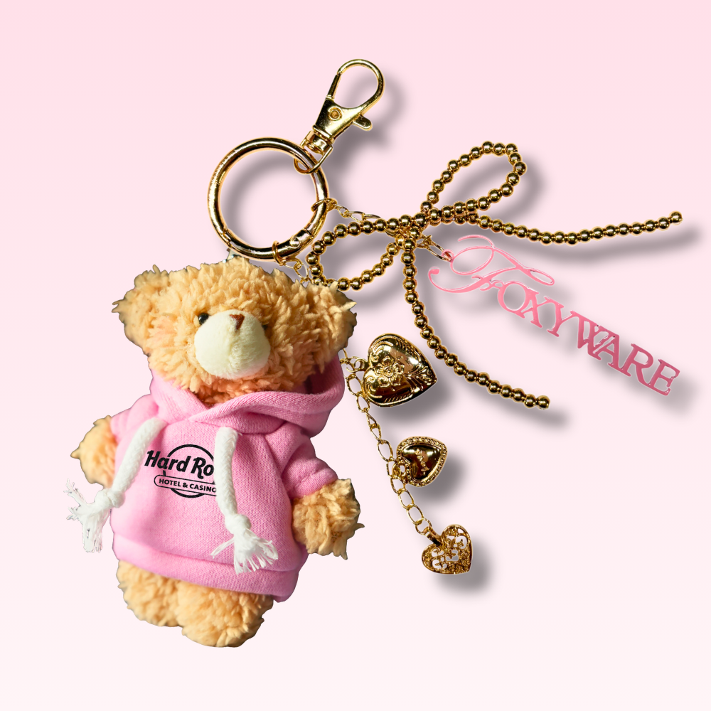 Teddy Bear Bag Charm